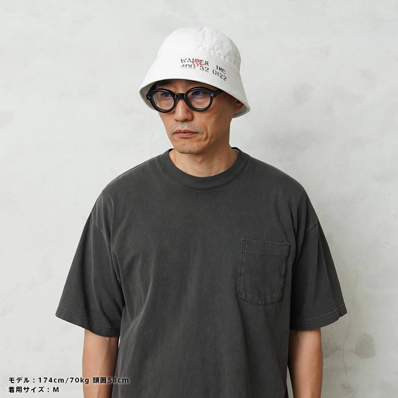 WAIPER.inc 米軍 U.S.NAVY セーラーハット ブラック WAIPER.inc