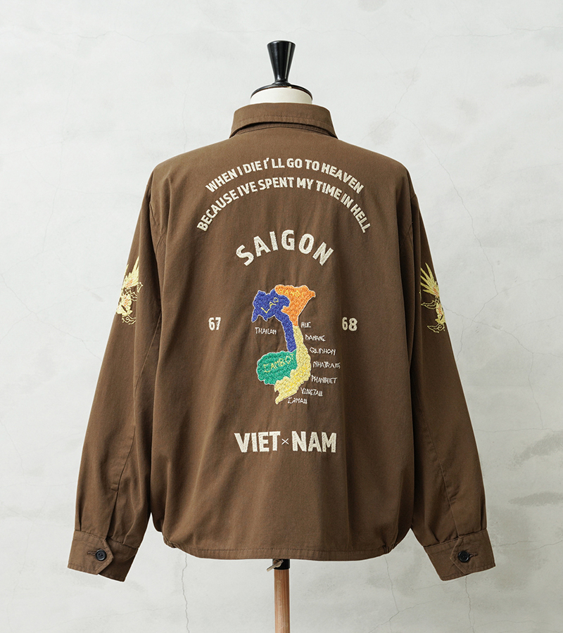 WAIPER SOUVENIR VIETNAM ベトナムジャケット【WP115】 Amazon | [WAIPER] SOUVENIR VIETNAM JACKET ベトナムジャケット