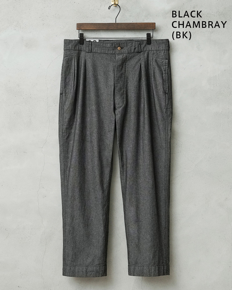 WAIPER M-52 シャンブレー ツータックトラウザー WP139 Amazon | [WAIPER] フランス軍 1950〜60年代 M-52 シャンブレー